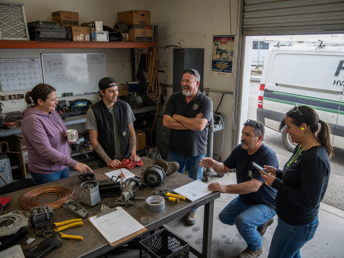 The Elko HVAC Services team at work in Elko